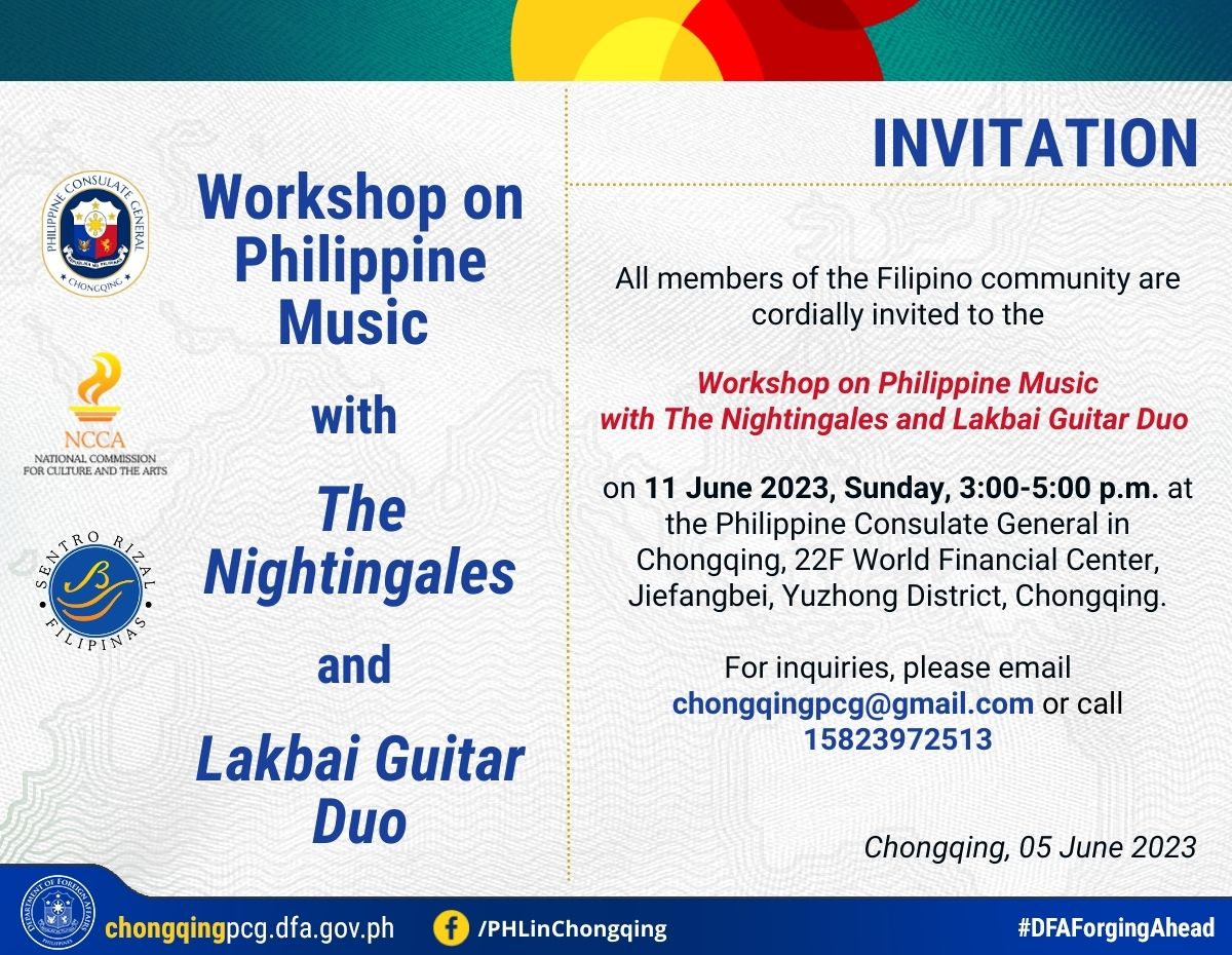 Workshop on Philippine Music