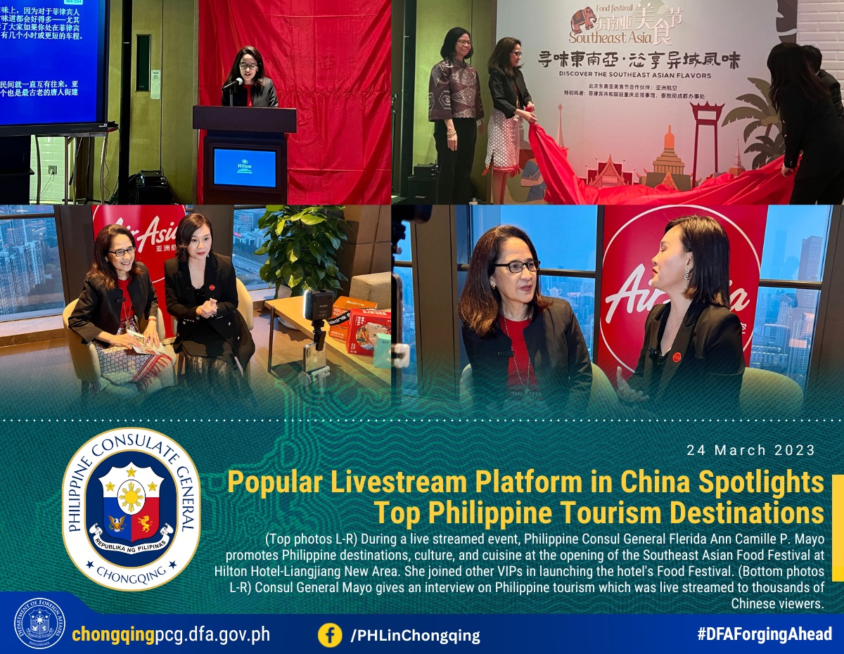 Chongqing PCG Livestream Platform Spotlights Top PH Tourism Destinations